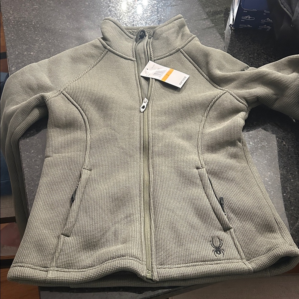 Spider Green Full-Zip Jacket